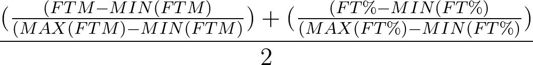 Free throw index formula