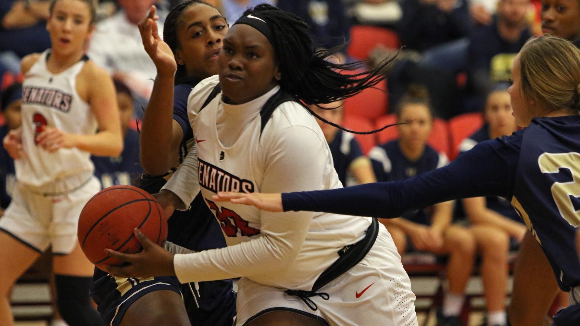 Jamiyah Johnson leads DII women's basketball in rebounding.