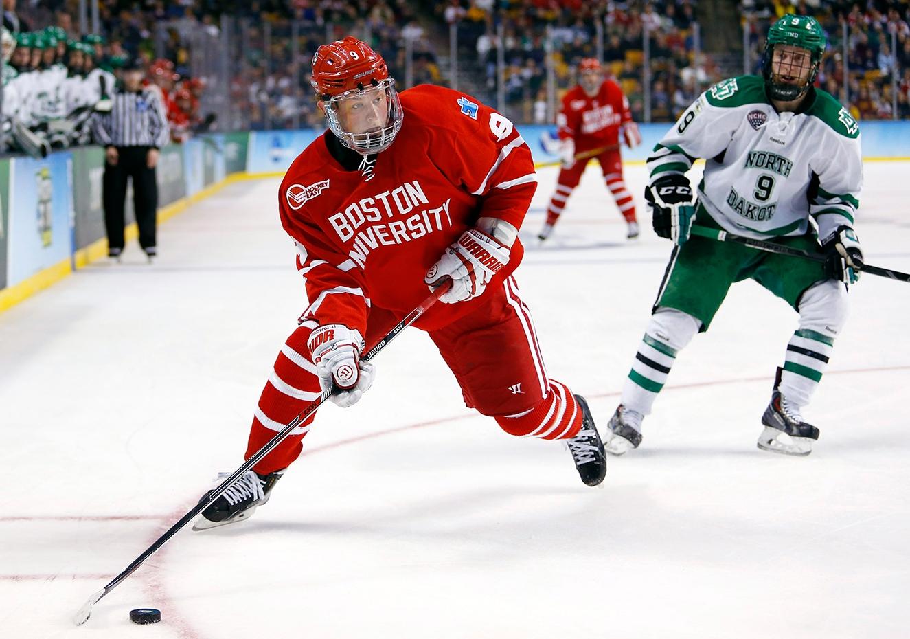 Jack Eichel won the Hobey Baker Award in 2014-15