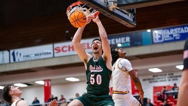 Caleb Van De Griend of Minot State is off to a huge start in DII men's basketball. 