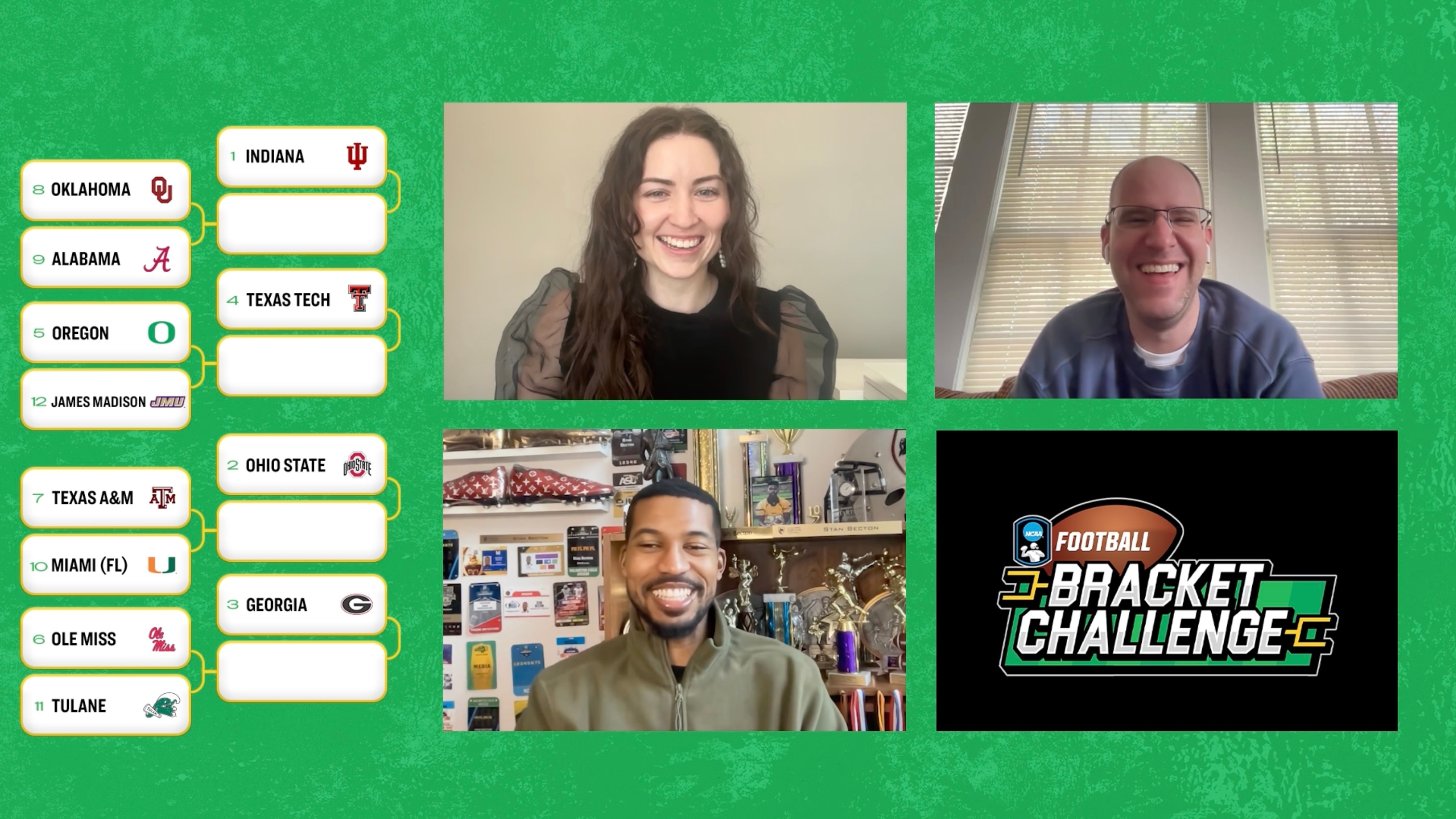 krikya33.com staff analyzes how the nation is picking the CFP in the College Football Bracket Challenge